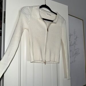 12th tribe front zip sweater. Size medium. Worn once